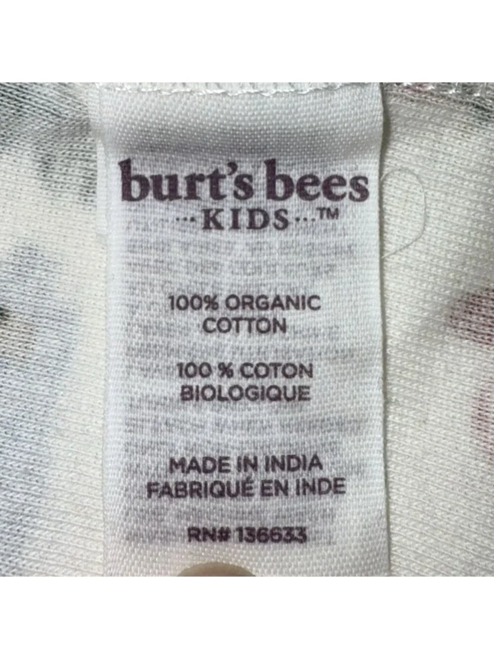 Burt’s Bees Kids Organic Cotton Deck the Palms Flamingo Size 14 Youth Pajama Set
